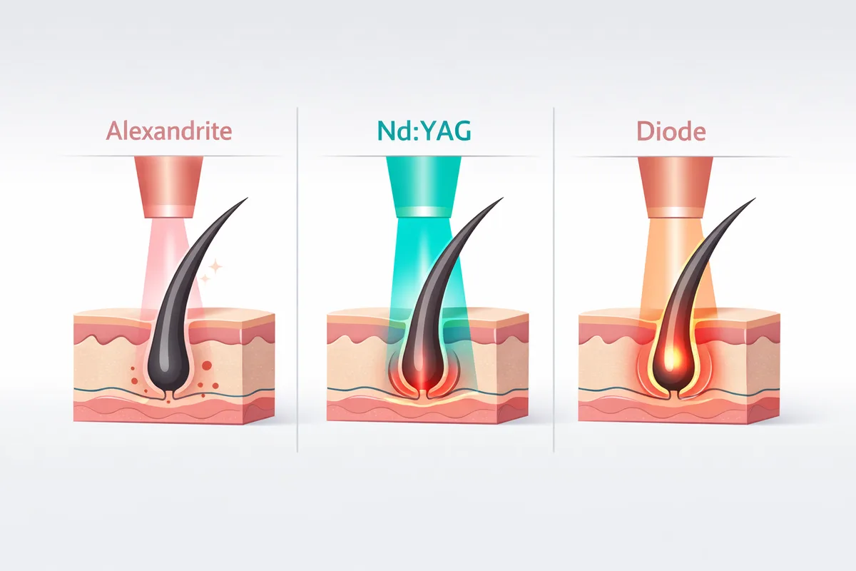 Laser alexandrite ou diode : choisir avec méthode